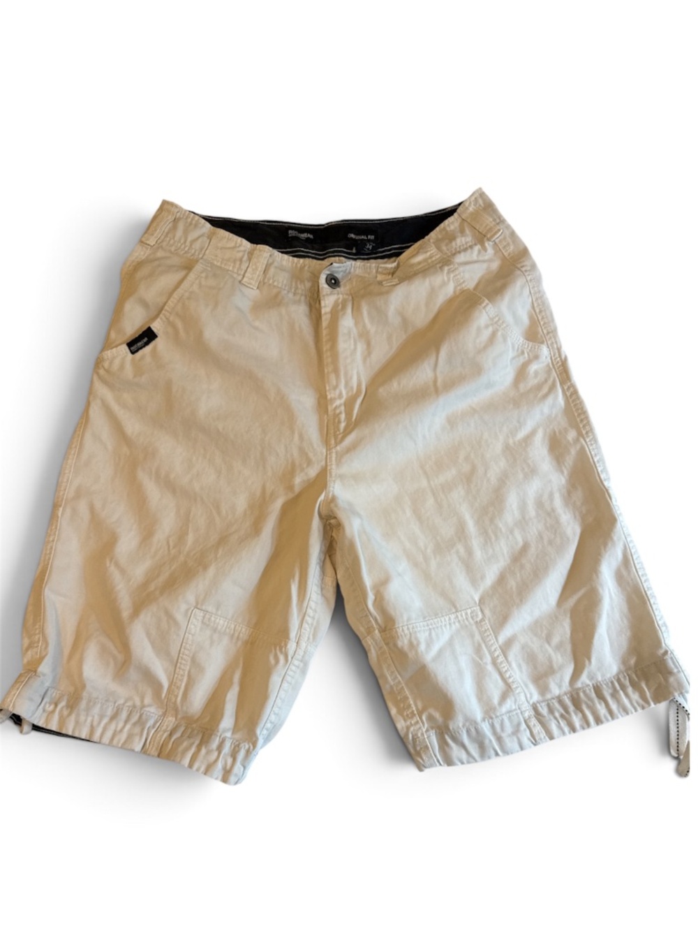 Rocawear Original Fit Men's White Cargo Shorts Size 34 Y2K Streetwear